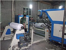 Toe puff/back counter making machine